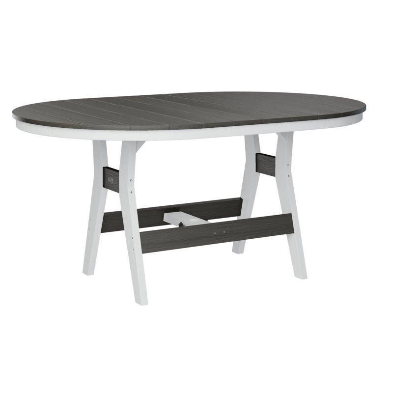 Table de bar berlinoise berlinoise Berlin, Gris côtier, H 38,87 po x l 64 po x P 44 po