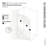 Vela 45 in. x 78 in. Fully Frameless Single Fixed Shower Panel-113846426