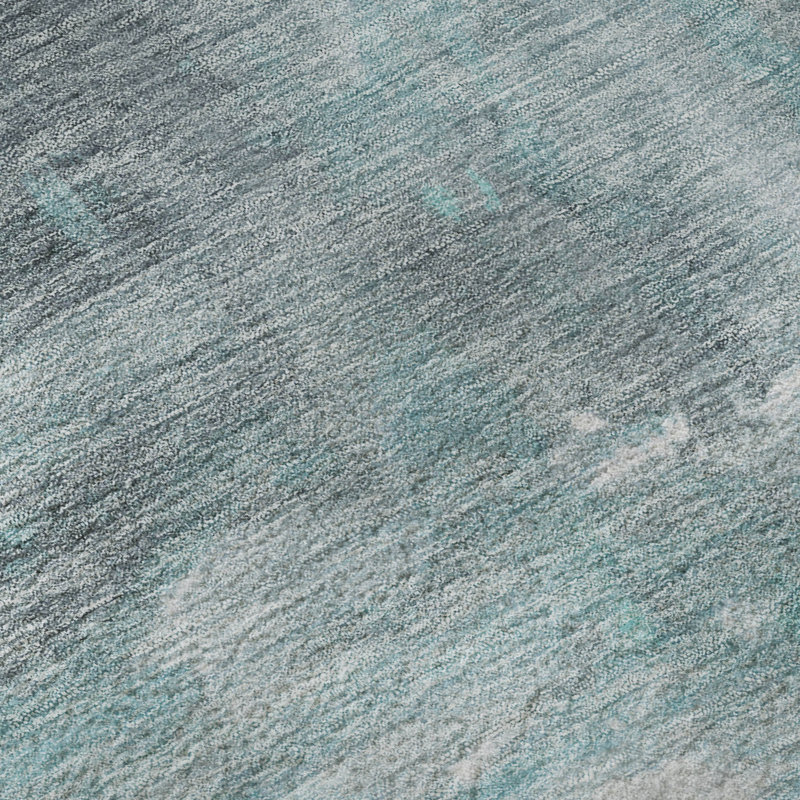 Premium Machine Washable Kumbhar AMF1350 Abstract Rug, Rectangle 1'8" x 2'6"