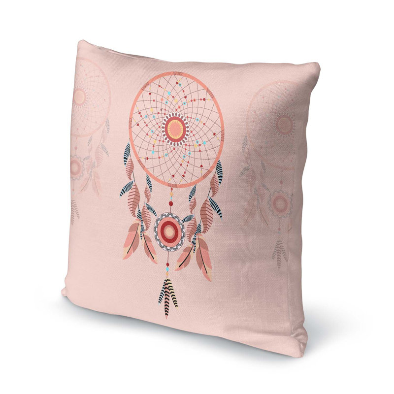 Housse de coussin carrée extérieure Dream Catcher, 26 po x 26 po