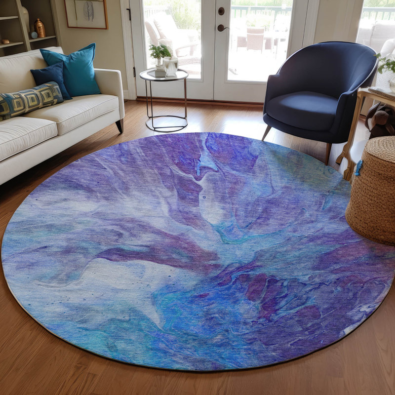 Tapis intérieur / extérieur Kinslee, Rond 8 pi