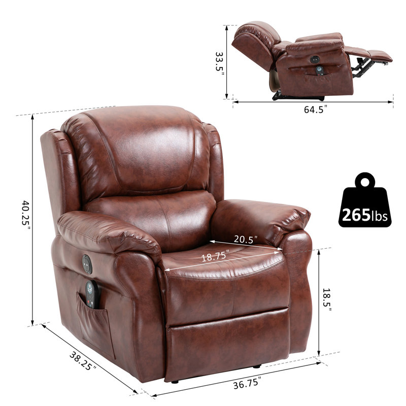 Fauteuil de massage inclinable
