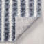 Tapis rayé crème / gris à poils longs-410405691