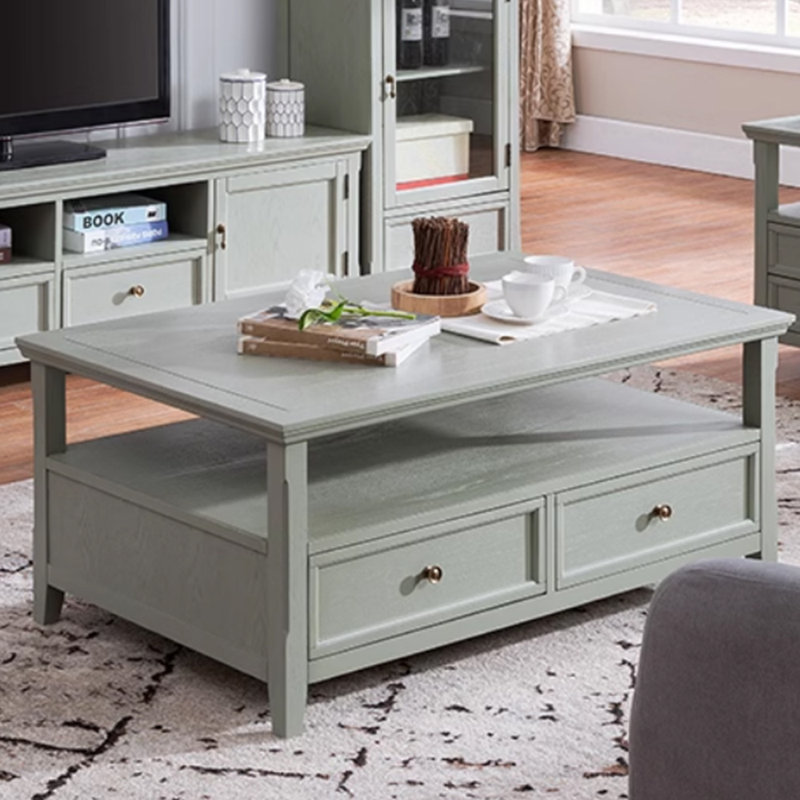 Table basse American Design Sense, Vert