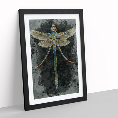 XV1022-5114X Dragonfly No.3 - Single Picture Frame Painting
