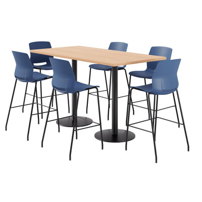 Ensemble repas pour 6 personnes à hauteur de bar