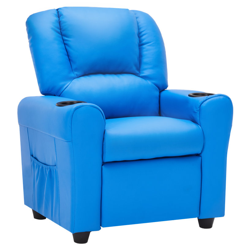 Esca Kids Recliner with 2 Cup Holder, Blue