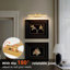 Applique murale moderne à DEL de 16 po avec variateur et télécommande, à placer au-dessus du miroir de salle de bain. 3 températures de couleur disponibles.-1217719728