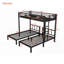 Lit superposé triple en métal - grand / simple, sans sommier, solide et amp; Stable-1022538875