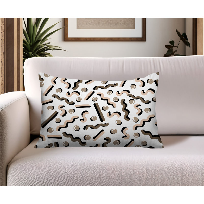 Coussin lombaire intérieur / extérieur Voxa, Rectangle H 18 po x l 25 po
