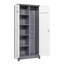 Nettoyage des armoires à outils avec portes verrouillables, armoires de rangement pour outils à haut balai, tablettes réglables, grandes armoires pour cuisines, bureaux, magasins. (72 pouces)-1487644446