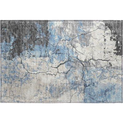 Premium Machine Washable Mayfield AMF2431 Abstract Rug