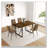 Industrial Rectangular Dining Table-847403457