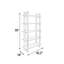 Étagère à livres H 79 "x l 43,5" Mcclurg-1320777918