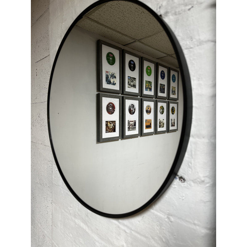 Altham Metal Round Wall Mirror, 80cm H x 80cm W