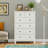 47.4" H Vertical 6-Drawer Dresser