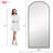 Metal Framed Mirror in Black-832924264