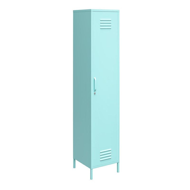 Lamprecht 1 -Door 4 -Shelf, Green
