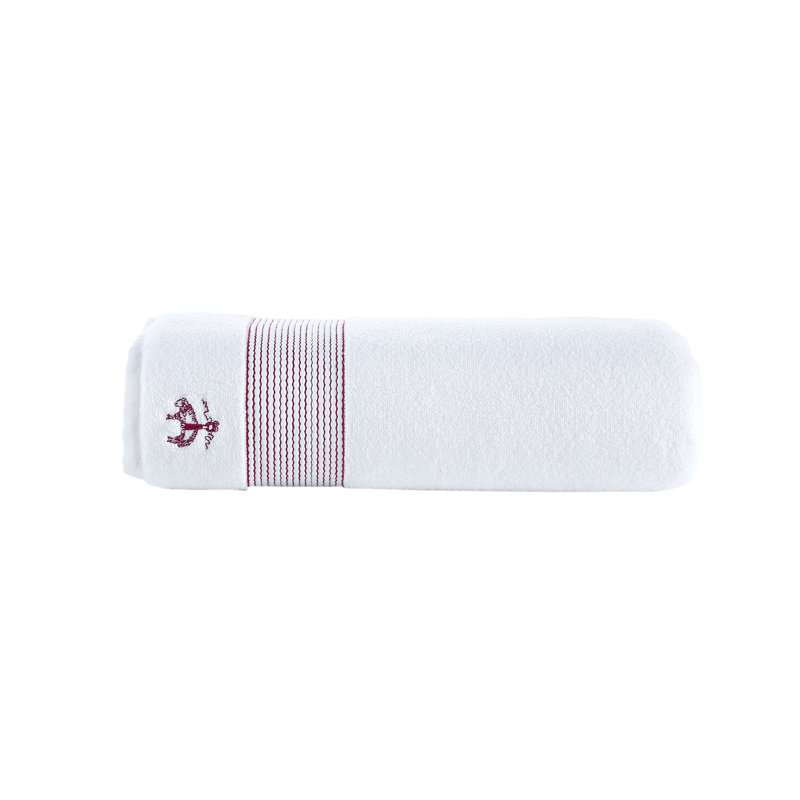 Turkish Cotton Midweight Bath Sheet, Scarlet Sage