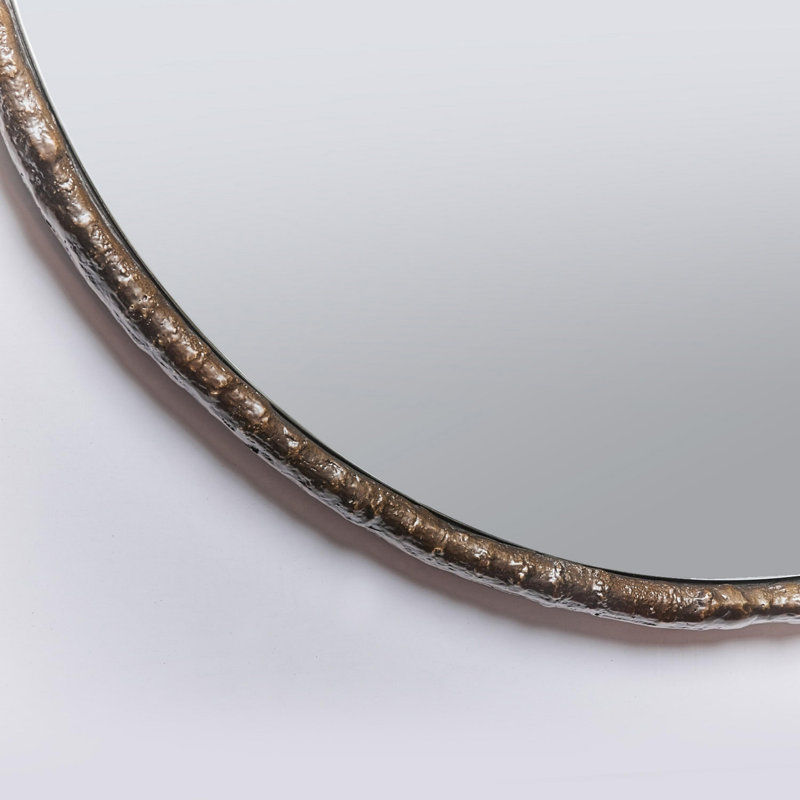 Andover Round Metal Wall Mirror, 36" x 36"