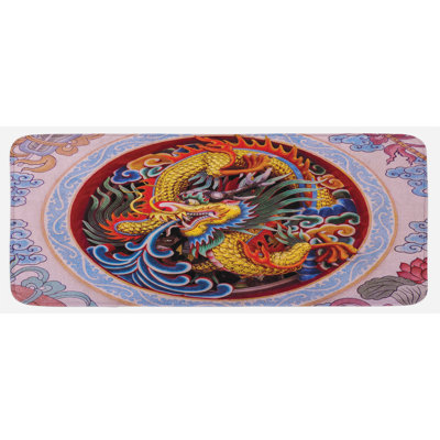 Tapis de cuisine dragon