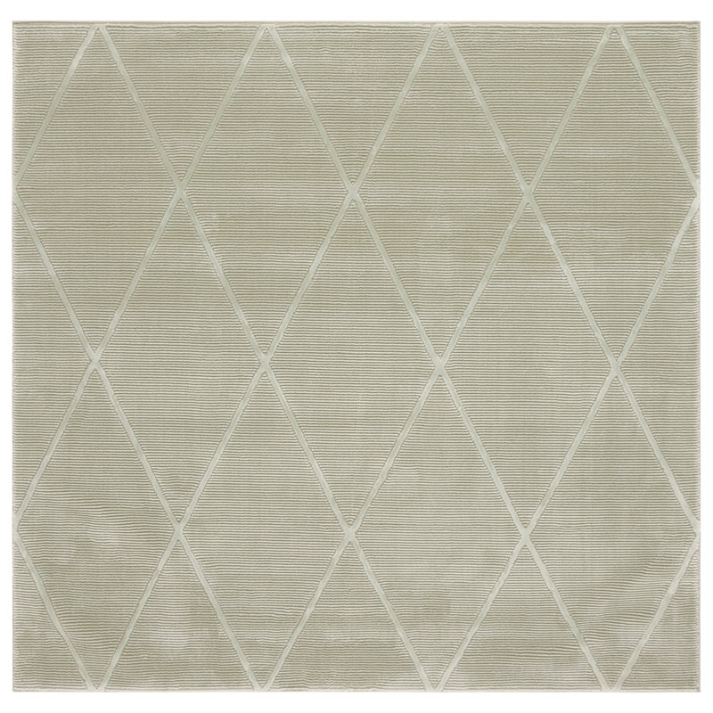 Tapis géométrique Lariyah Performance, Carré 6 pi 7 po x 6 pi 7 po