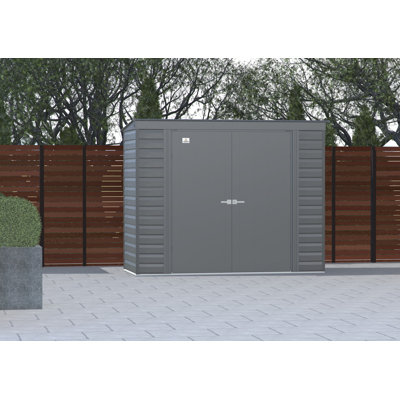 Remise de rangement en acier Select, 8 x 4, gris anthracite