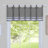Pangkal Pinang Striped Tailored Kitchen Curtain-241559124-241559127