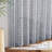  Boho Curtains for Living Room Flax Linen Sheer, Farmhouse Semi Sheer Curtains with Bohemian Stripe Pattern, Privacy Light Filtering Drapes for Bedroom/Dining Room, 1 Pair-1746563971-1746563976