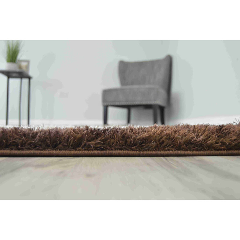 Modern Arriola Shag Abstract Geometric Rug For Living Room Bedroom, Runner 2'7" x 7'10"