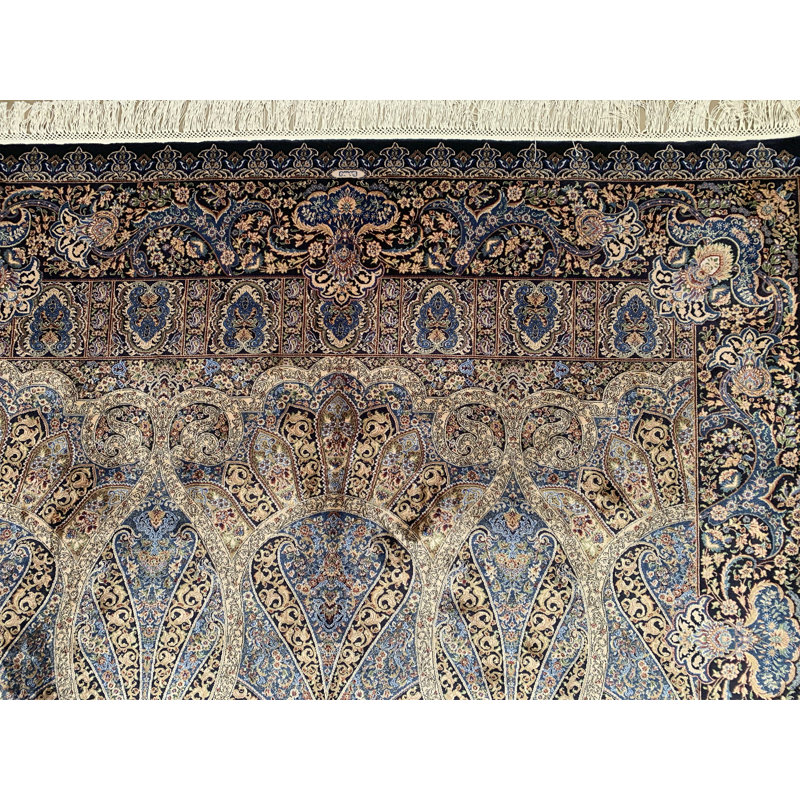 Rectangle Machine Tufted Silk Area Rug