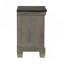 Mobilier de chambre classique style transitionnel rustique et café à 2 tiroirs gris à 2 tiroirs avec boutons plats-799291074