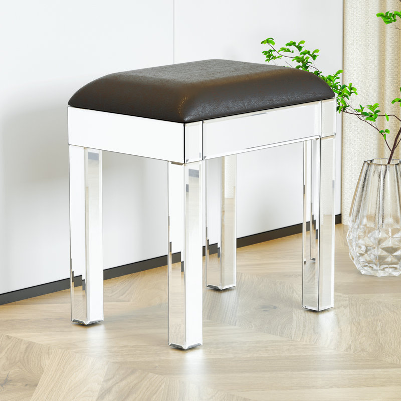 Banc de maquillage avec miroir