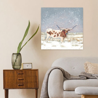 Paysage de vache abstrait Longhorn