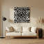Art mural noir Op Art 1