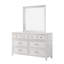 Ensemble de chambre avec grand lit 4 pièces Anahat X - Blanc-133011016
