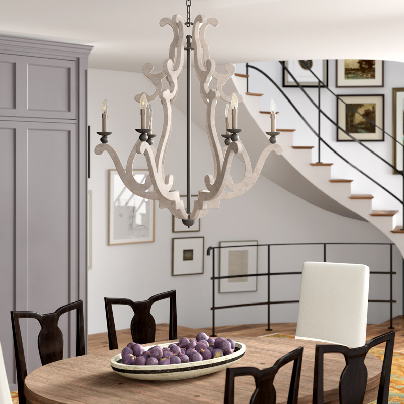 Durand 6 - Light LED Chandelier