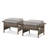3 Piece Rattan Sofa Seating Group With Cushions-211668993