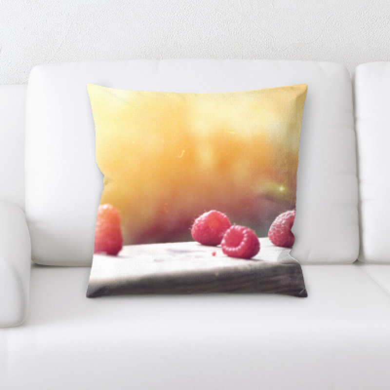 Appetizing Microsuede Reversible Throw Pillow