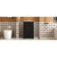 Ensemble de meuble-lavabo sur pied 20 po avec lavabo en céramique, ensemble de meuble-lavabo simple autoportant avec porte à fermeture douce, tablette réglable, style moderne, noir.-1475137996