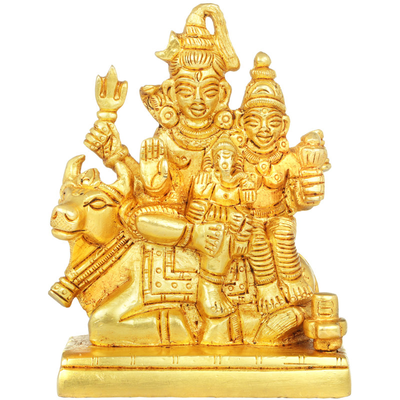 Statue de la famille Shiva