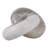 Modern Double Ring Marble Chain Decorative Object For Tabletop Decoration - Sculptural Knot Accent For Living Room Or Home Decor Styling - Beige & White-497998866