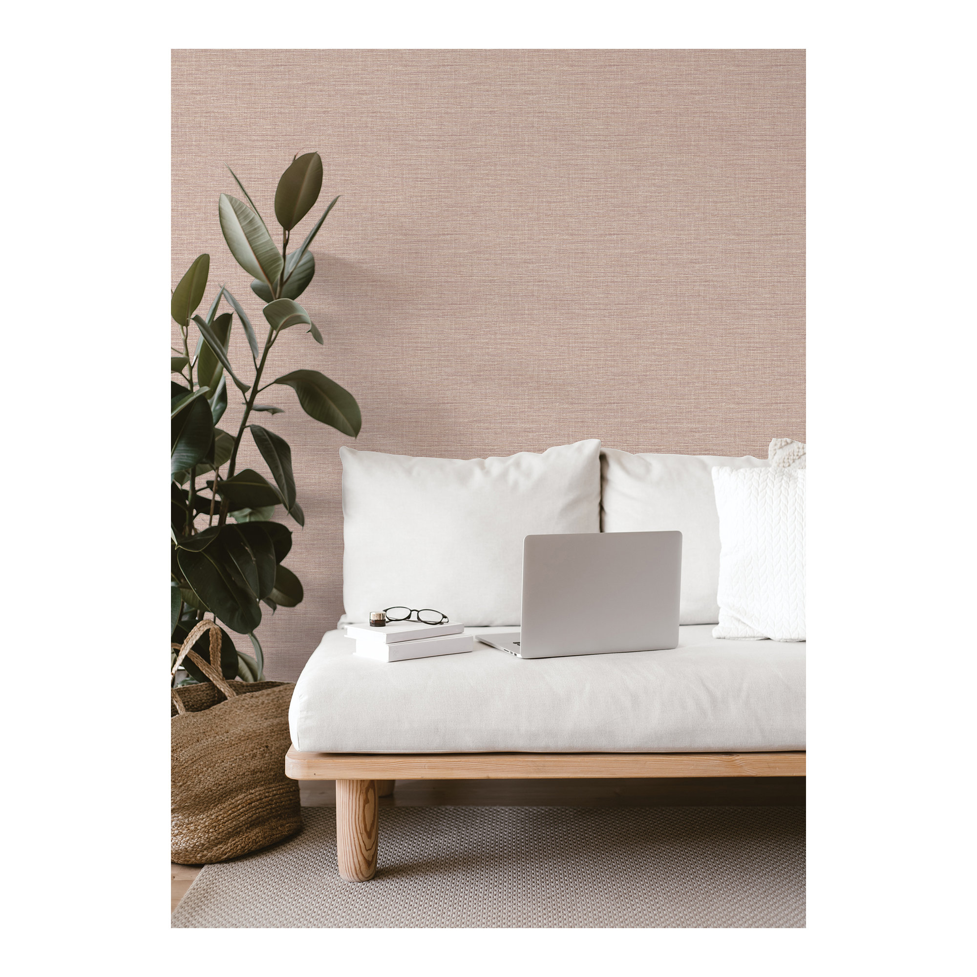 Clairville Wallpaper, Blush