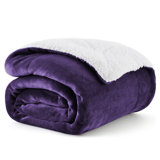 Microplush Soft Fleece Blanket - Fuzzy, Warm, Bed Reversible Blanket