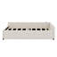 Lit plateforme tapissier avec port USB et lit gigogne-1159431957