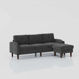 Convertible Combination Sofa Sofa L-Shaped Sofa with Storage Cabinet Footstool