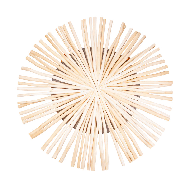 Handmade Abstract Wall Decor on Solid Wood