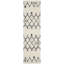 Tapis ivoire / gris foncé Alieshia Performance-972083009
