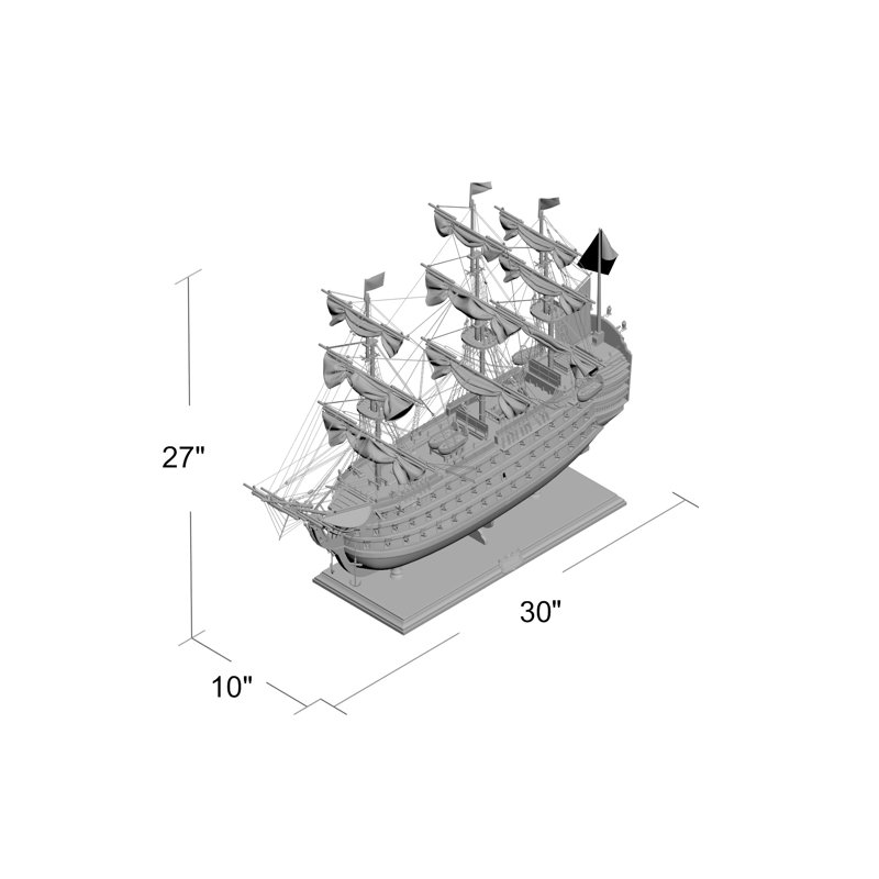 Bateau miniature Alfreida HMS Victory