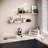 Sydney 36" W x 6" D Floating Shelves Set with Invisible Wall Mount Brackets-97960583